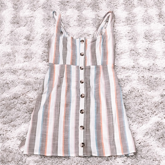 SMYM Cora Dress in Shorebert Stripe - Picture 2 of 3